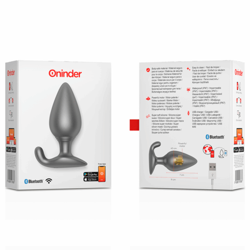 ONINDER – RIO PLUG ANAL VIBRADOR NEGRO – APP GRATUITA - intimamenities.com