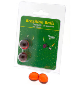 TALOKA – BRAZILIAN BALLS GEL ÍNTIMO FRESAS & CHAMPN 2 BOLAS - intimamenities.com