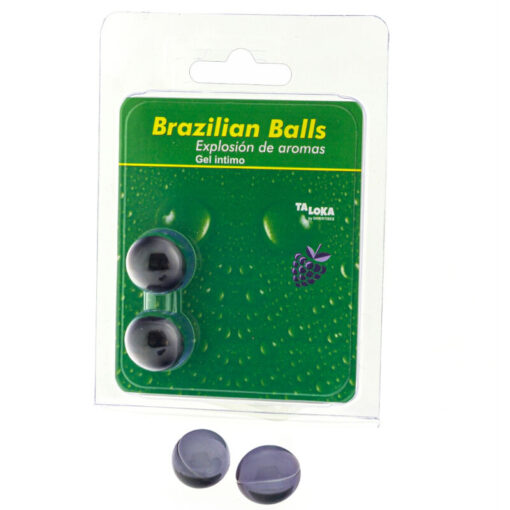 TALOKA – BRAZILIAN BALLS GEL ÍNTIMO FRUTAS DEL BOSQUE 2 BOLAS - intimamenities.com