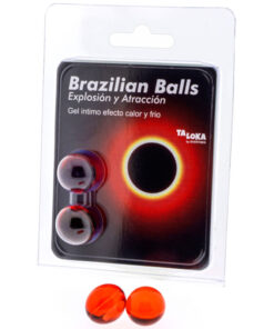 TALOKA – BRAZILIAN BALLS GEL EXCITANTE EFECTO CALOR Y FRÍO 2 BOLAS - intimamenities.com