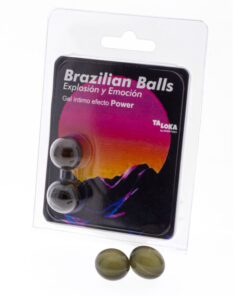 TALOKA – BRAZILIAN BALLS GEL EXCITANTE EFECTO POWER 2 BOLAS - intimamenities.com