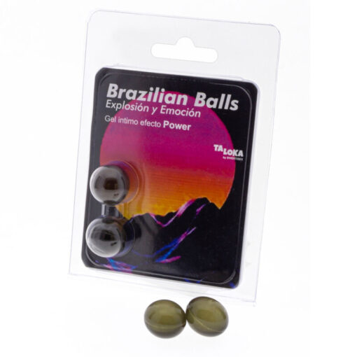TALOKA – BRAZILIAN BALLS GEL EXCITANTE EFECTO POWER 2 BOLAS - intimamenities.com