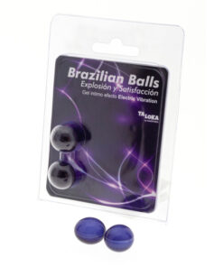 TALOKA – BRAZILIAN BALLS GEL EXCITANTE EFECTO VIBRACIÓN ELÉCTRICA 2 BOLAS - intimamenities.com