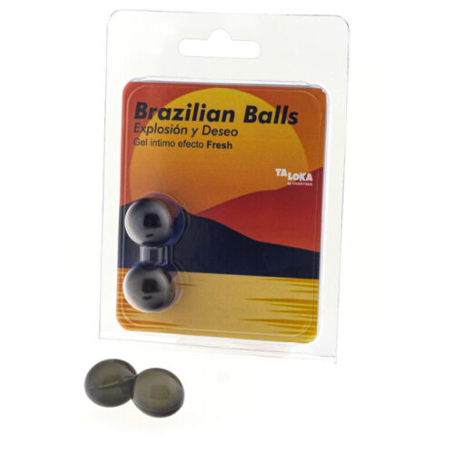 TALOKA – BRAZILIAN BALLS GEL EXCITANTE EFECTO FRESCOR 2 BOLAS - intimamenities.com