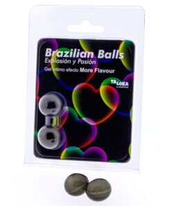 TALOKA – BRAZILIAN BALLS GEL EXCITANTE EFECTO MORE FLAVOUR 2 BOLAS - intimamenities.com