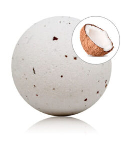 TALOKA – BOMBA DE BAÑO CON AROMA COCO Y PÉTALOS DE ROSA - intimamenities.com