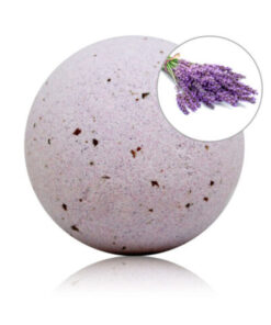 TALOKA – BOMBA DE BAÑO CON AROMA LAVANDA Y PÉTALOS DE ROSA - intimamenities.com