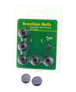 TALOKA – BRAZILIAN BALLS GEL ÍNTIMO FRUTAS DEL BOSQUE 5 BOLAS - intimamenities.com