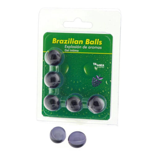 TALOKA – BRAZILIAN BALLS GEL ÍNTIMO FRUTAS DEL BOSQUE 5 BOLAS - intimamenities.com