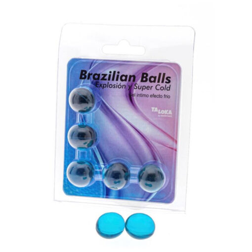 TALOKA – BRAZILIAN BALLS GEL EXCITANTE EFECTO FRÍO 5 BOLAS - intimamenities.com
