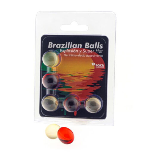 TALOKA – BRAZILIAN BALLS GEL EXCITANTE EFECTO SUPER CALIENTE 5 BOLAS - intimamenities.com