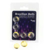 TALOKA – BRAZILIAN BALLS GEL EXCITANTE EFECTO VIBRACIÓN Y SHOCK 5 BOLAS - intimamenities.com