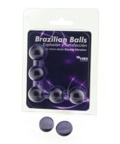 TALOKA – BRAZILIAN BALLS GEL EXCITANTE EFECTO VIBRACIÓN ELÉCTRICA 5 BOLAS - intimamenities.com