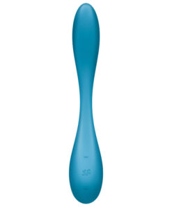 SATISFYER – G-SPOT FLEX 5 MULTI VIBRADOR AZUL - intimamenities.com