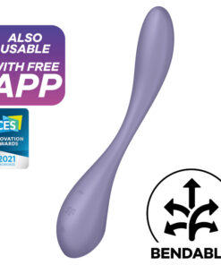 SATISFYER – G-SPOT FLEX 5 MULTI VIBRADOR LILA - intimamenities.com