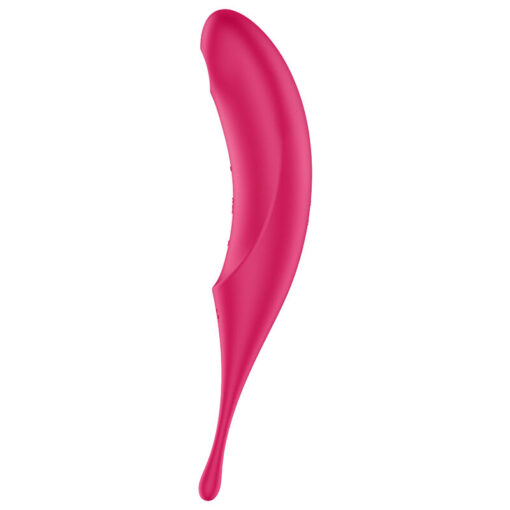 SATISFYER – TWIRLING PRO ESTIMULADOR Y VIBRADOR ROJO - intimamenities.com