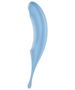 SATISFYER – TWIRLING PRO ESTIMULADOR Y VIBRADOR AZUL - intimamenities.com