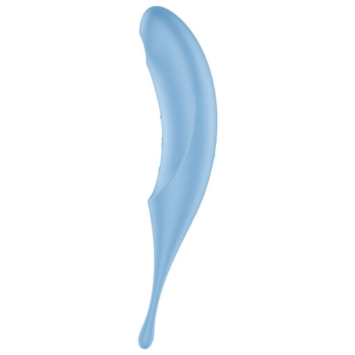 SATISFYER – TWIRLING PRO ESTIMULADOR Y VIBRADOR AZUL - intimamenities.com