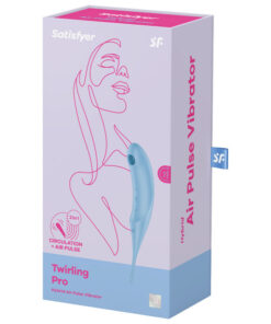 SATISFYER – TWIRLING PRO ESTIMULADOR Y VIBRADOR AZUL - intimamenities.com