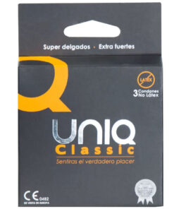 UNIQ – CLASSIC PRESERVATIVOS SIN LATEX 3 UNIDADES - intimamenities.com