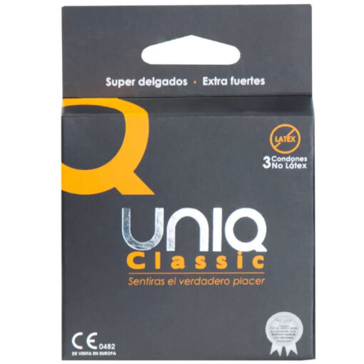 UNIQ – CLASSIC PRESERVATIVOS SIN LATEX 3 UNIDADES - intimamenities.com