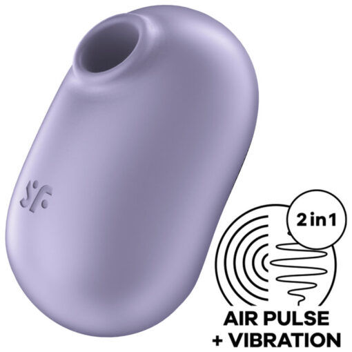 SATISFYER – PRO TO GO 2 ESTIMULADOR Y VIBRADOR DOBLE VIOLETA - intimamenities.com
