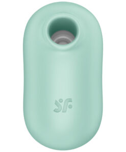 SATISFYER – PRO TO GO 2 ESTIMULADOR Y VIBRADOR DOBLE VERDE - intimamenities.com