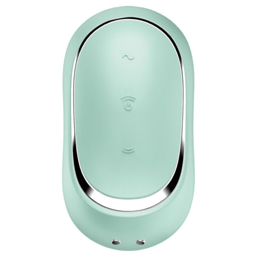 SATISFYER – PRO TO GO 2 ESTIMULADOR Y VIBRADOR DOBLE VERDE - intimamenities.com