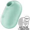 SATISFYER – PRO TO GO 2 ESTIMULADOR Y VIBRADOR DOBLE VERDE - intimamenities.com