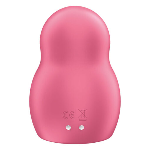 SATISFYER – PRO TO GO 1 ESTIMULADOR Y VIBRADOR DOBLE ROJO - intimamenities.com