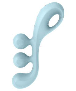 SATISFYER – TRI BALL 2 MULTI VIBRADOR AZUL - intimamenities.com