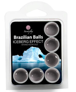 SECRET PLAY SET 6 BRAZILIAN BALLS EFECTO ICEBERG - intimamenities.com