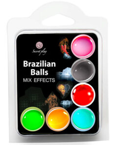 SECRET PLAY SET 6 BRAZILIAN BALLS MIX EFECTOS - intimamenities.com