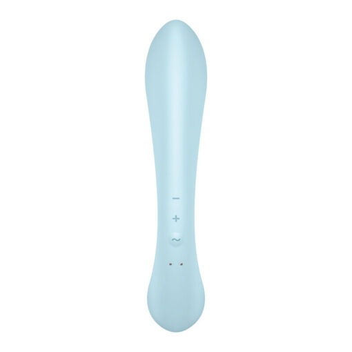 SATISFYER – TRIPLE OH VIBRADOR HÍBRIDO AZUL - intimamenities.com