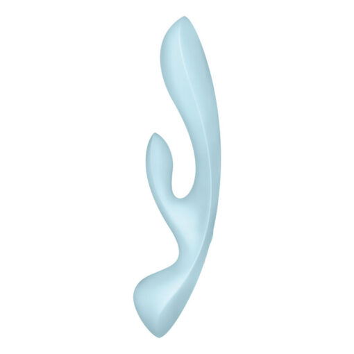 SATISFYER – TRIPLE OH VIBRADOR HÍBRIDO AZUL - intimamenities.com
