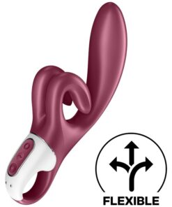 SATISFYER – TOUCH ME VIBRADOR RABBIT ROJO - intimamenities.com