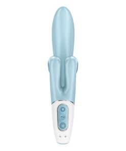 SATISFYER – TOUCH ME VIBRADOR RABBIT AZUL - intimamenities.com