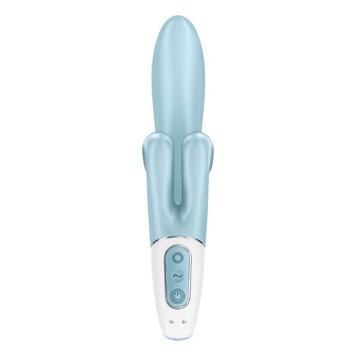 SATISFYER – TOUCH ME VIBRADOR RABBIT AZUL - intimamenities.com