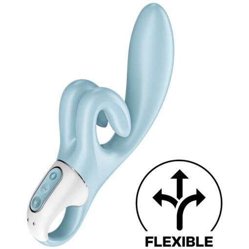 SATISFYER – TOUCH ME VIBRADOR RABBIT AZUL - intimamenities.com