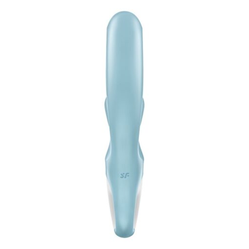 SATISFYER – LOVE ME VIBRADOR RABBIT AZUL - intimamenities.com