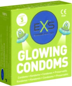EXS CONDOMS – GLOWN IN THE DARK - intimamenities.com