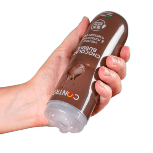 CONTROL – GEL DE MASAJE 3 EN 1 CHOCOLATE BUBBLE 200 ML - intimamenities.com