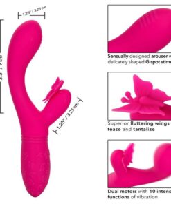 CALEXOTICS – BUTTERFLY KISS FLUTTER ROSA - intimamenities.com