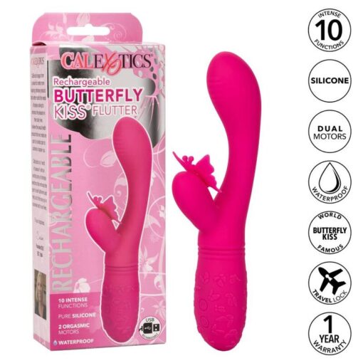 CALEXOTICS – BUTTERFLY KISS FLUTTER ROSA - intimamenities.com