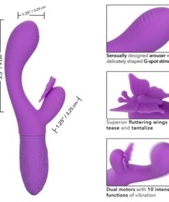 CALEXOTICS – BUTTERFLY KISS FLUTTER VIOLETA - intimamenities.com