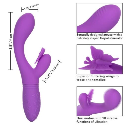 CALEXOTICS – BUTTERFLY KISS FLUTTER VIOLETA - intimamenities.com