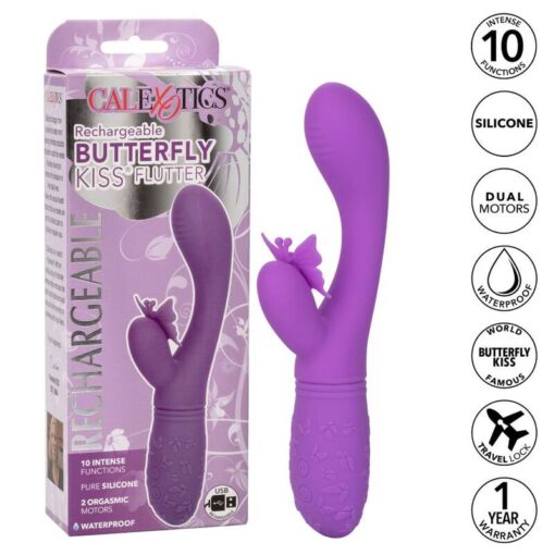 CALEXOTICS – BUTTERFLY KISS FLUTTER VIOLETA - intimamenities.com