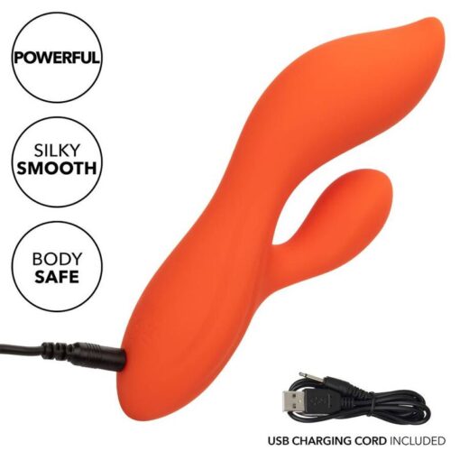 CALEXOTICS – STELLA DUAL TEASER NARANJA - intimamenities.com