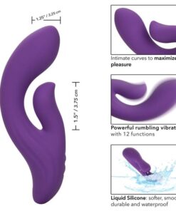 CALEXOTICS – STELLA DUAL PLEASER VIOLETA - intimamenities.com