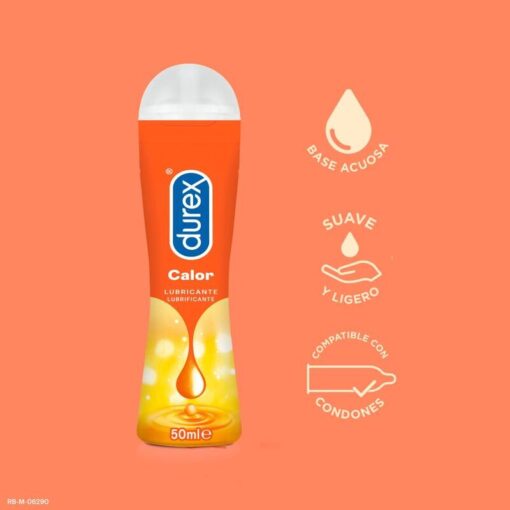 DUREX – LUBRICANTE DUREX PLAY EFECTO CALOR 50 ML - intimamenities.com
